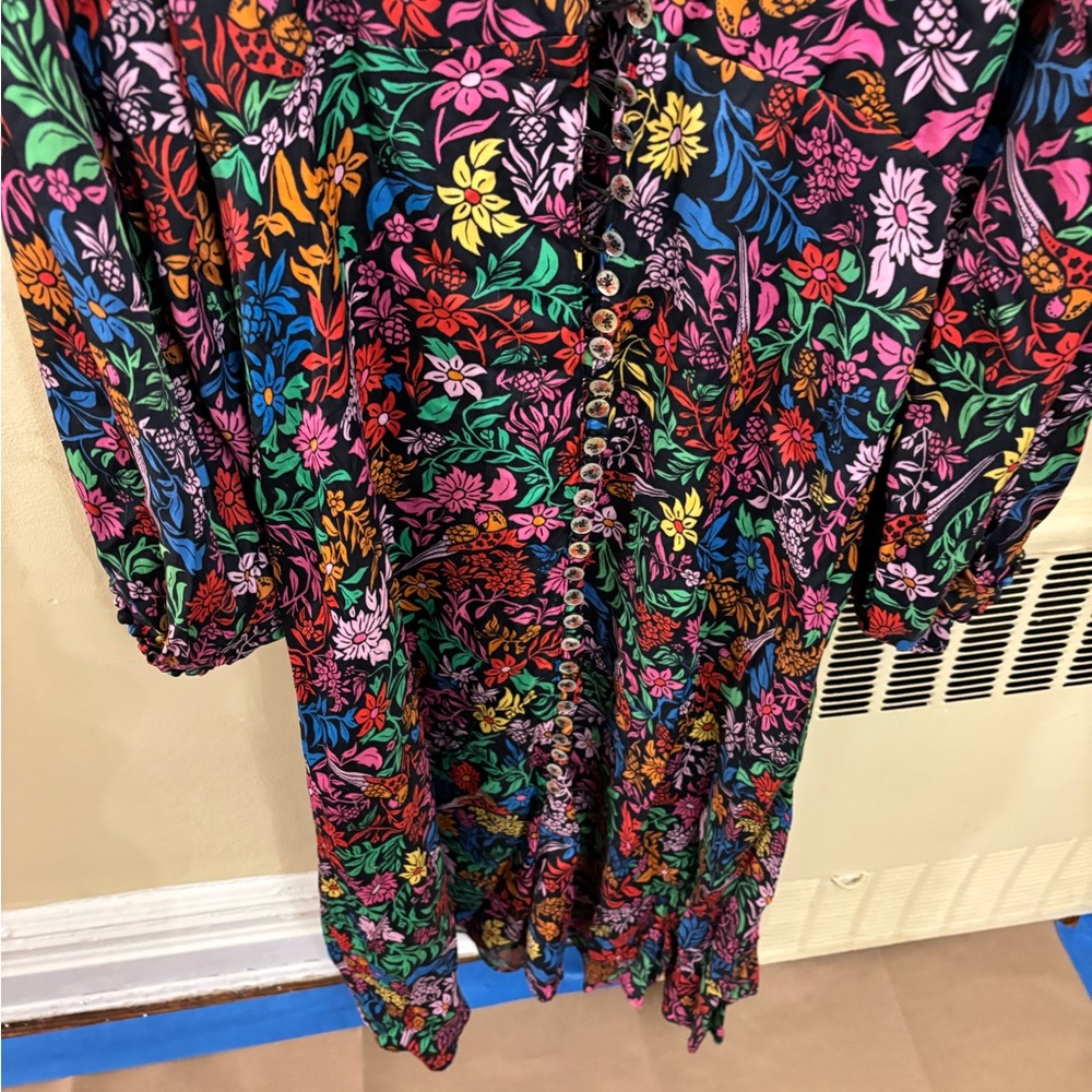 FARM Rio Multicolor Floral midi dress - Picture 3 of 4